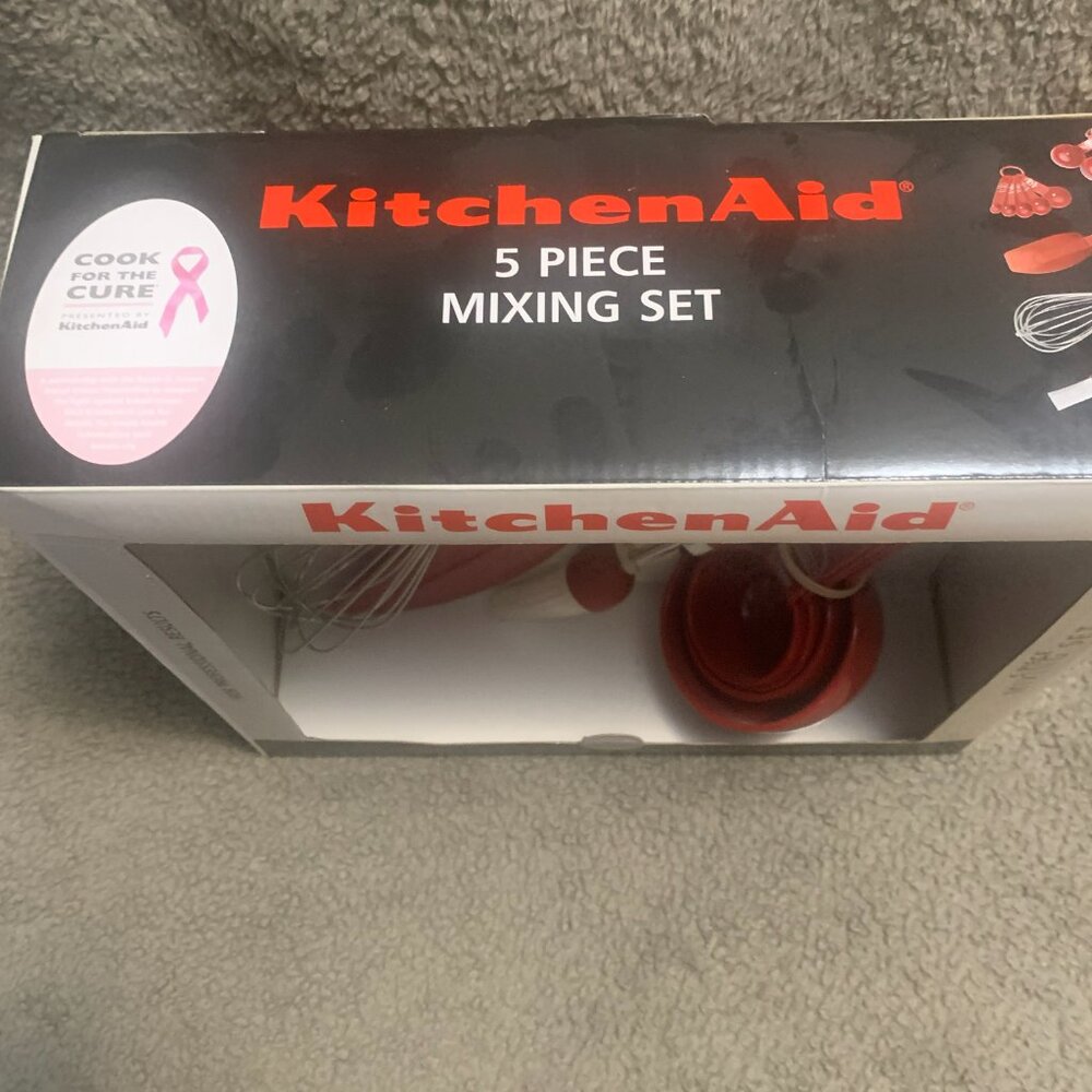 Kitchenaid 5 Piece Mixing Set Red. Kitchenaid. Red. Cooking Utensils. - Picture 2 of 4